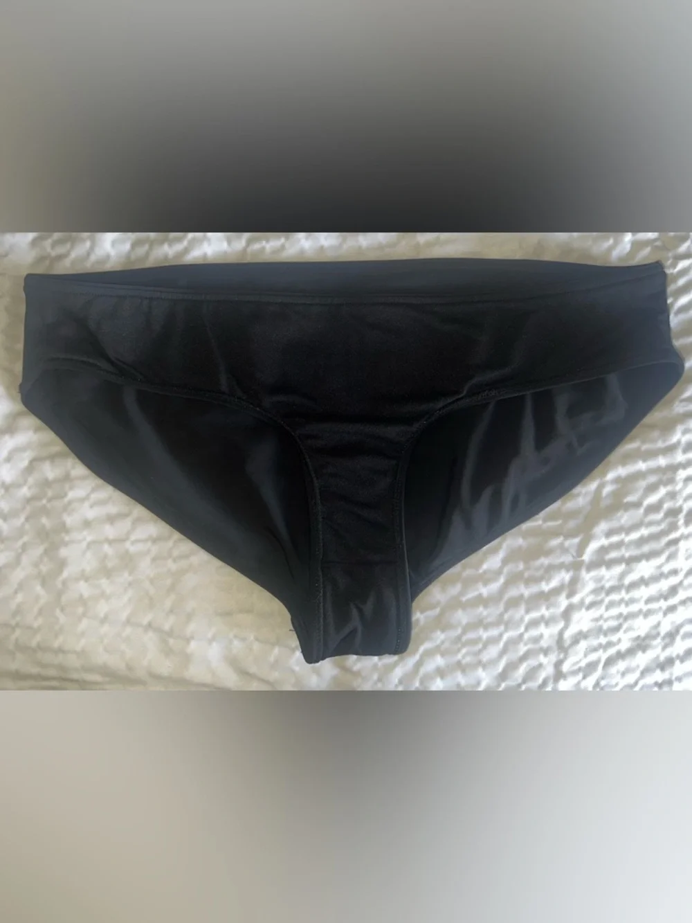 Albion Fit Black Hipster Bikini Bottoms XL Full Coverage Swimwear